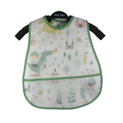 Waterproof Adjustable Feeding Baby Bib Cartoon Pattern Cotton Baby Bibs Cute Children Baby Apron Kids Burp Cloths Bib