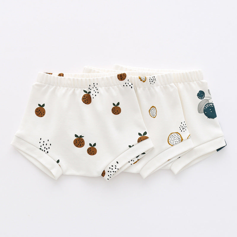 0-36M Baby Orange Pattern Casual Pants Baby Shorts