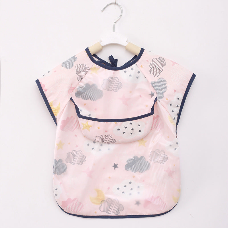 Baby Gown Sleeveless Thin Style Bib Waterproof And Dirty Bib