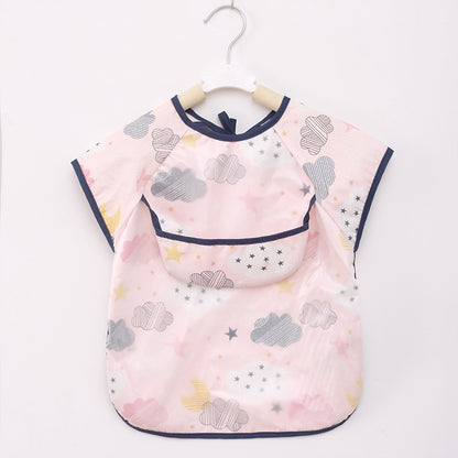 Baby Gown Sleeveless Thin Style Bib Waterproof And Dirty Bib