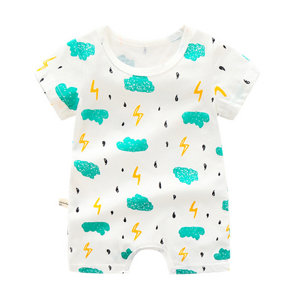 Printed baby jumpsuit