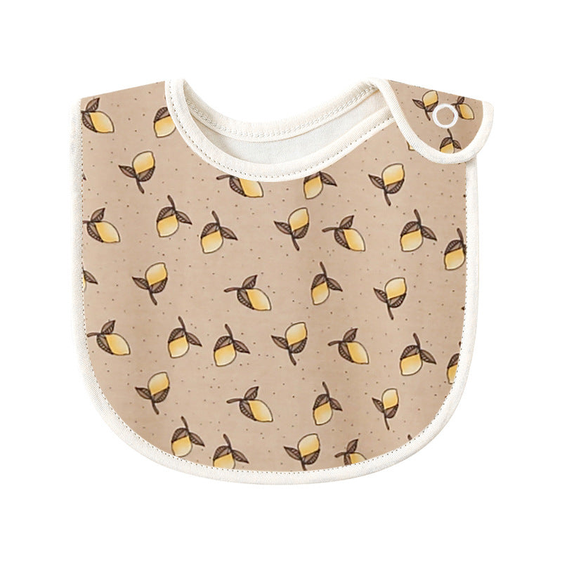 Baby Cotton Printed Bib Floral Nature