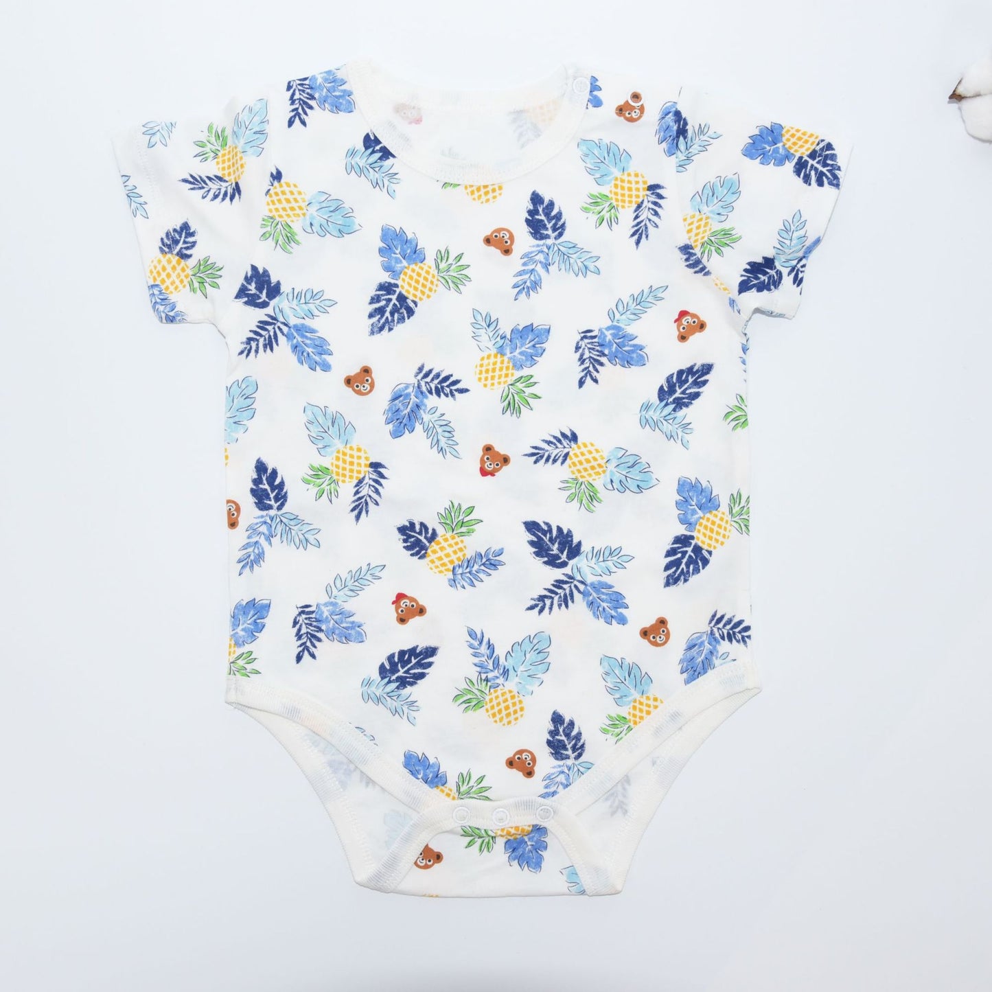 Short Sleeve Bodysuit Summer Baby Triangle Crawling