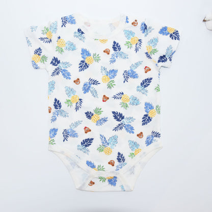 Short Sleeve Bodysuit Summer Baby Triangle Crawling