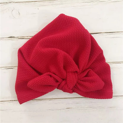 Bow baby hat