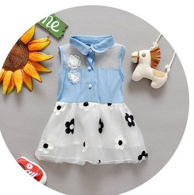 Baby Girl Dress Summer Short Sleeve Kid Princess Dress