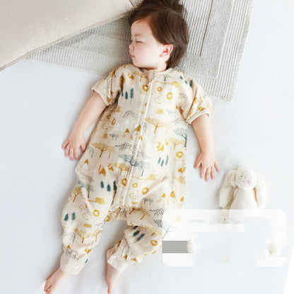 Baby gauze sleeping bag