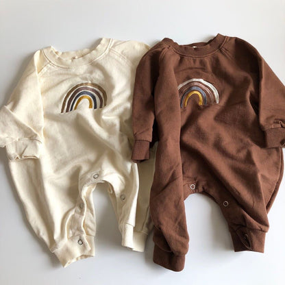 Rainbow series baby romper