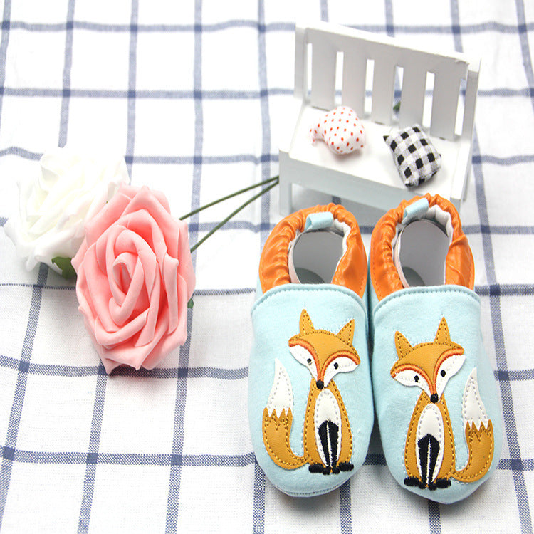 New autumn cotton shoes, baby shoes, toddler shoes, pure cotton cartoon embroidered baby shoes, baby shoes can not wear shoes