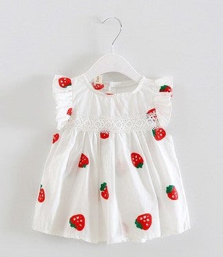 Baby Girl Dress Summer Short Sleeve Kid Princess Dress