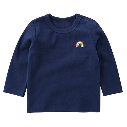 Baby Rainbow Long Sleeve T-Shirt Boy Girl Baby Clothes