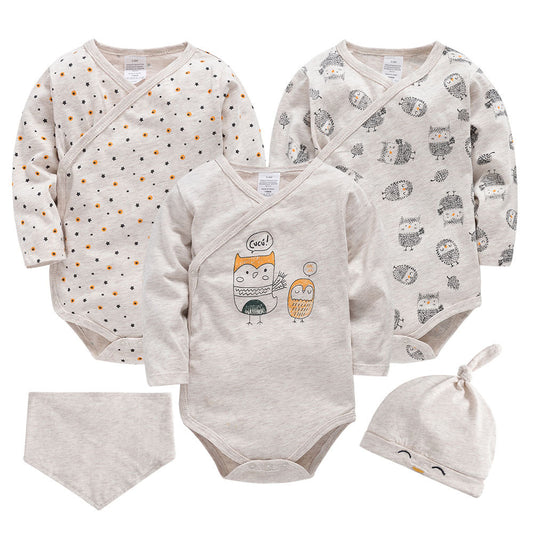 Cartoon long sleeve newborn baby boy BODYSUIT baby bodysuit