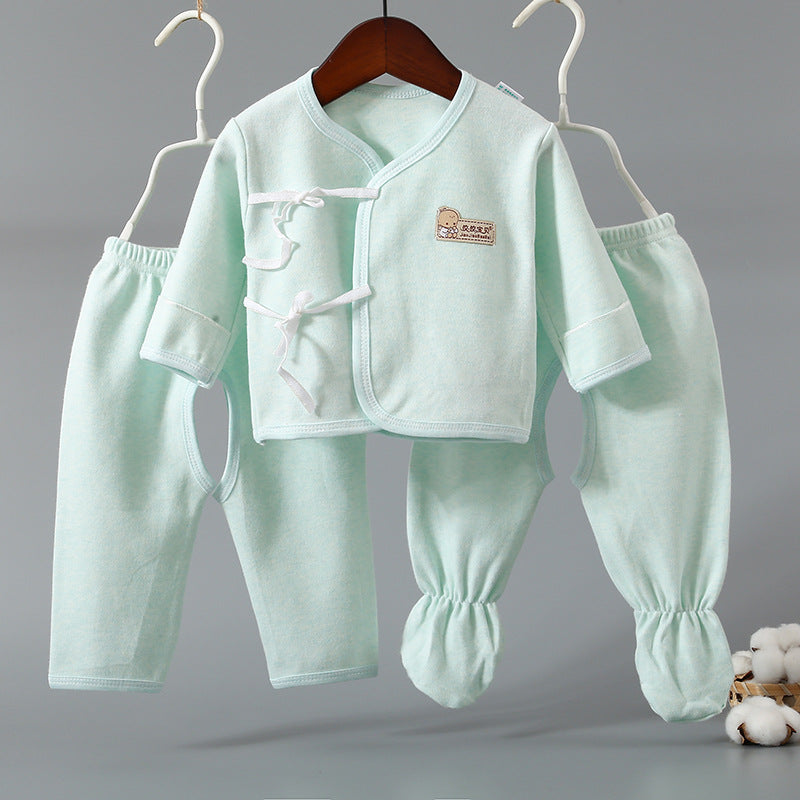 Baby three-piece cotton underwear set