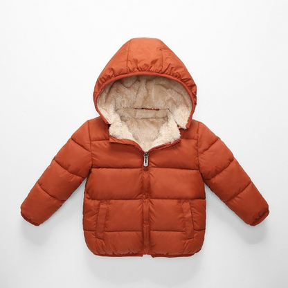 Toddlers' Polyester Warm Coat for Winter