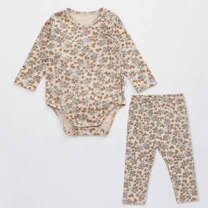 Newborn Baby Cotton Romper Climbing Two-piece Suit