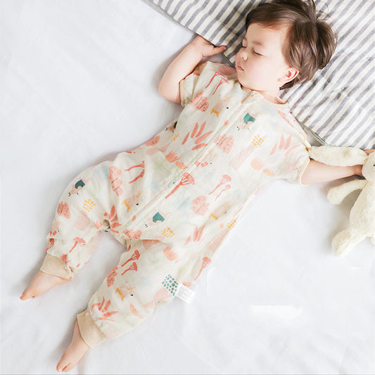 Baby gauze sleeping bag