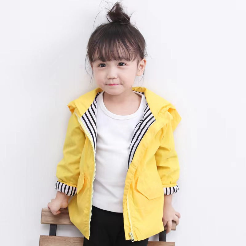 Yellow Duck Hoodie Jacket Coat for Babies and Toddlers