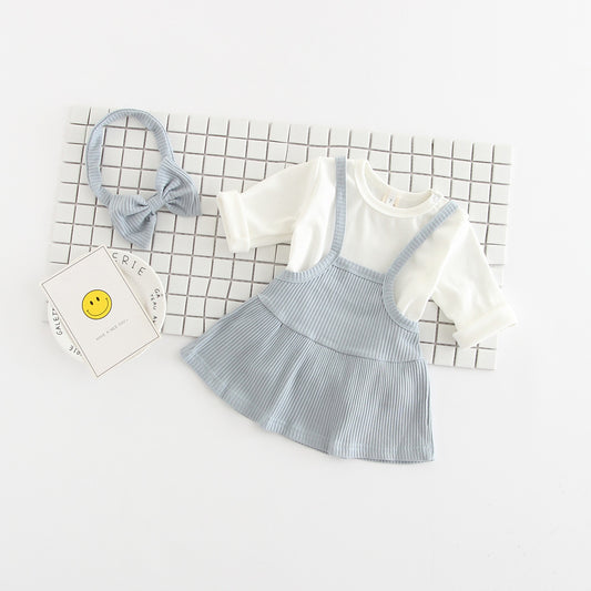 Baby Girl Romper Dress Set