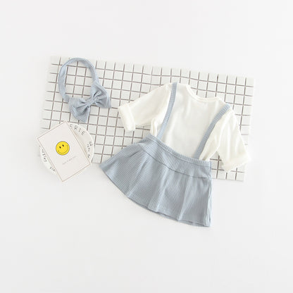 Baby Girl Romper Dress Set