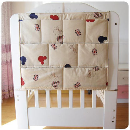 Baby Bedside Hanging Organizer Crib Diaper Caddy Essentials Nursery