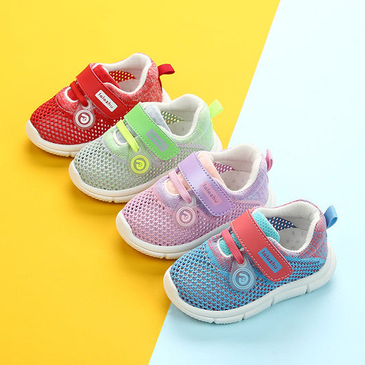 Baby Toddler Shoes Men's And Children's Sports Shoes Women's Baby Breathable Mesh Shoes