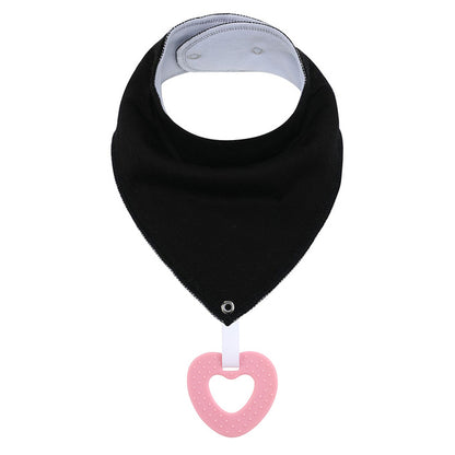 Cotton Baby Bandana Bib And Teething Toy