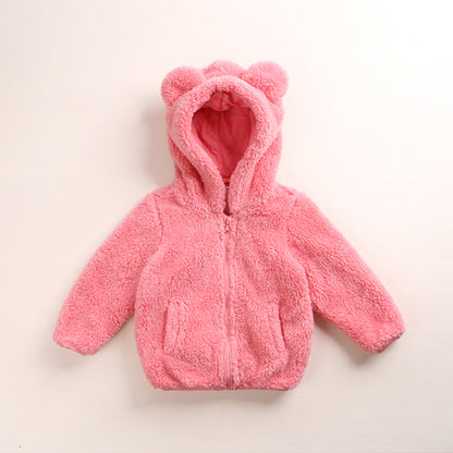 Fleece Jacket for Baby and Toddler Girls and Boys Autumn Coat Outerwear