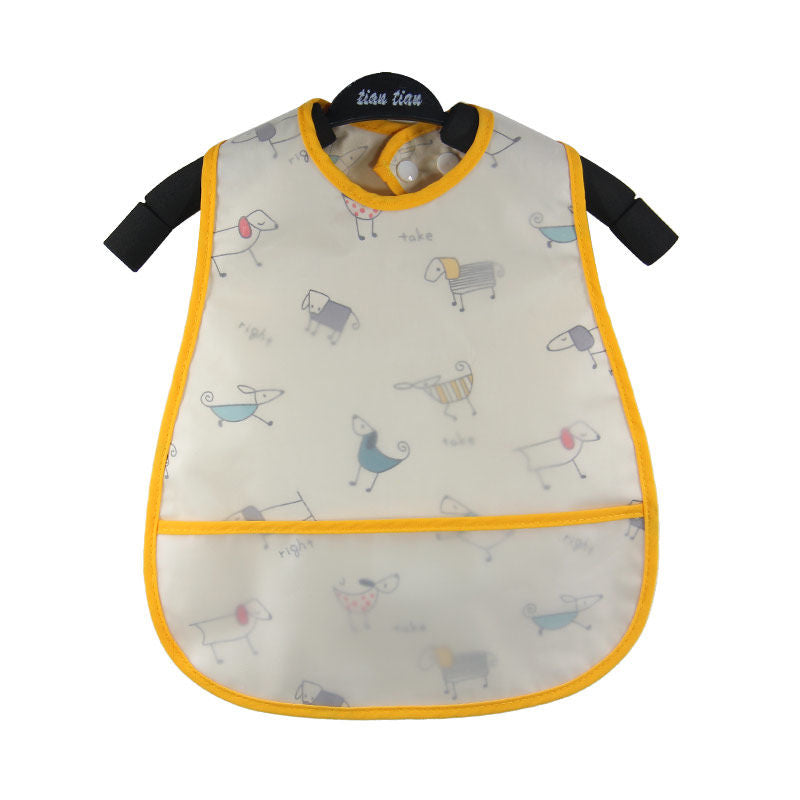 Waterproof Adjustable Feeding Baby Bib Cartoon Pattern Cotton Baby Bibs Cute Children Baby Apron Kids Burp Cloths Bib