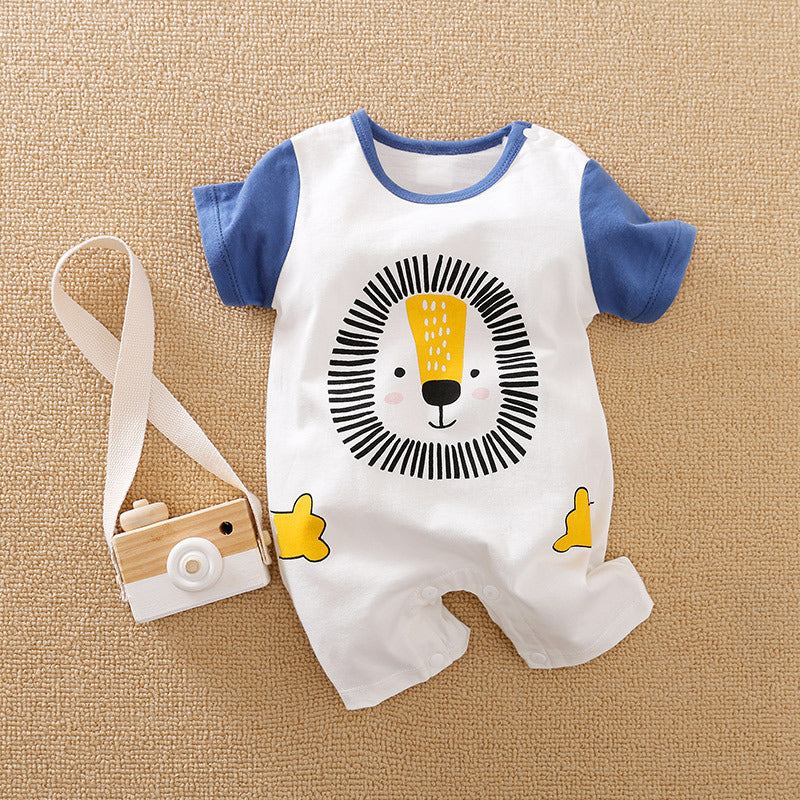 Baby Casual Onesies Short Sleeve Spring Summer Boy Girl Clothes