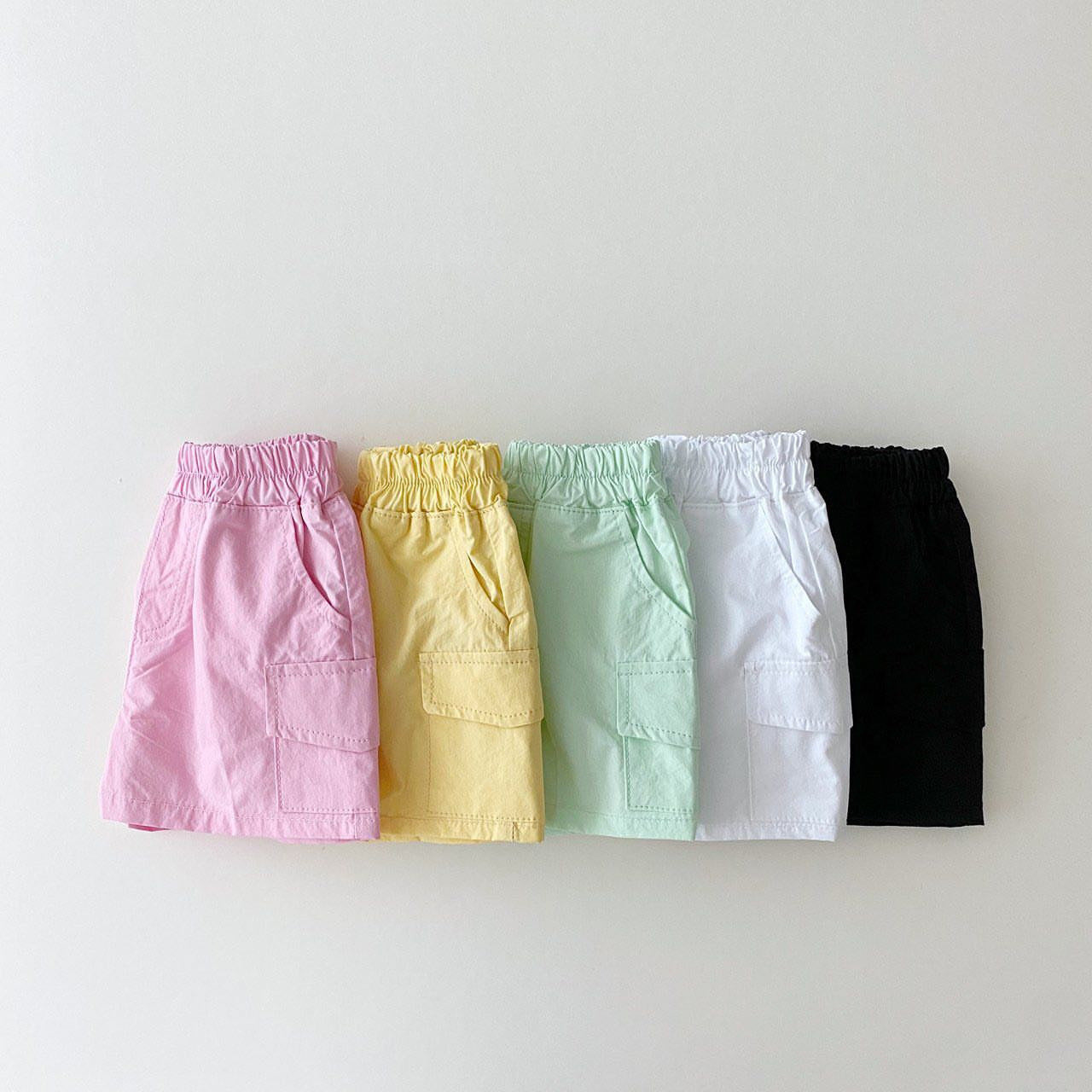 Baby Solid Color Shorts Pure Cotton