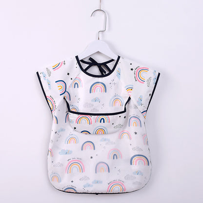 Baby Gown Sleeveless Thin Style Bib Waterproof And Dirty Bib