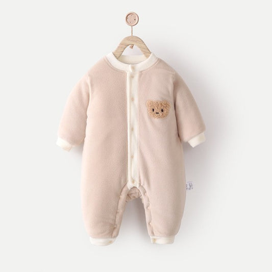 Baby Jumpsuit Autumn And Winter Fleece-lined