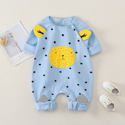 Baby jumpsuit spring and autumn infant romper