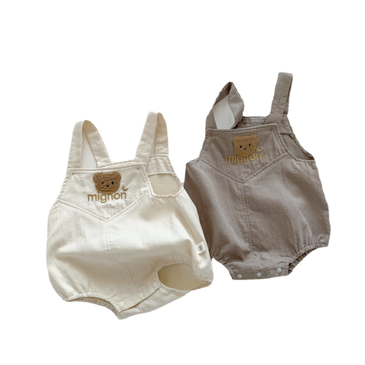 New Baby Bear Romper Overalls Suit