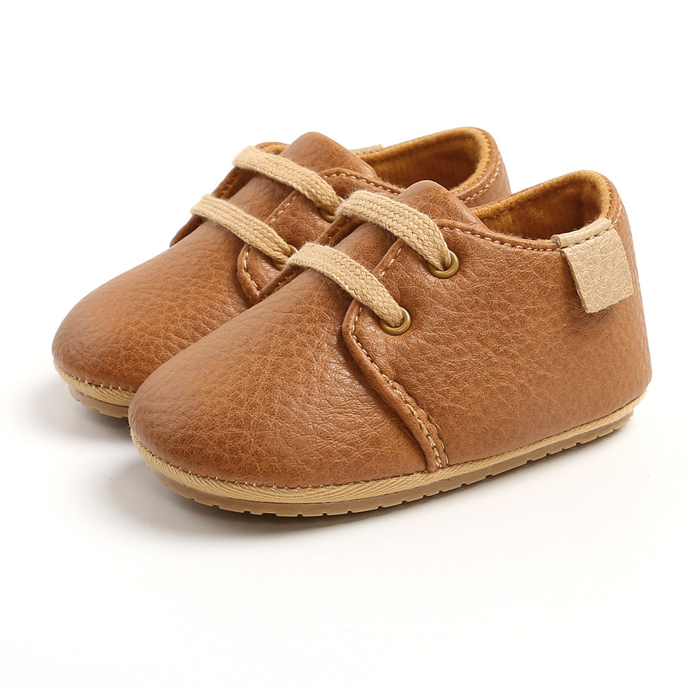 Small Leather Shoes Spring And Autumn Style Baby Walking Shoes