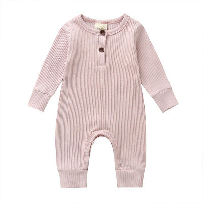 Baby Jumpsuit Pit Striped Cotton Trousers Romper