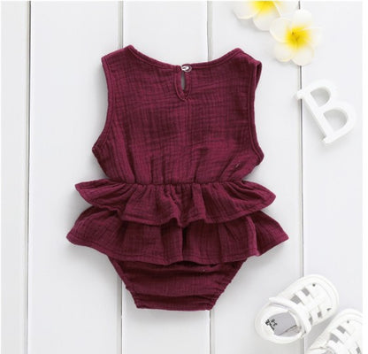 Baby Romper with Ruffles Girl Clothing