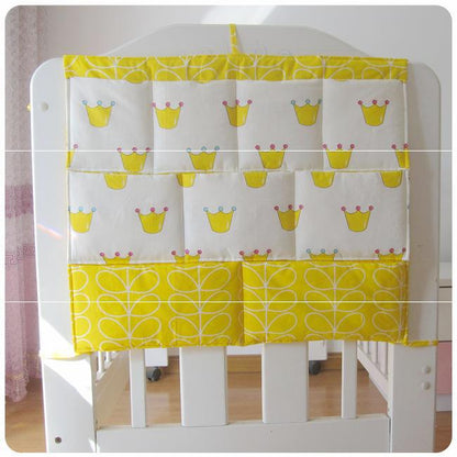 Baby Bedside Hanging Organizer Crib Diaper Caddy Essentials Nursery