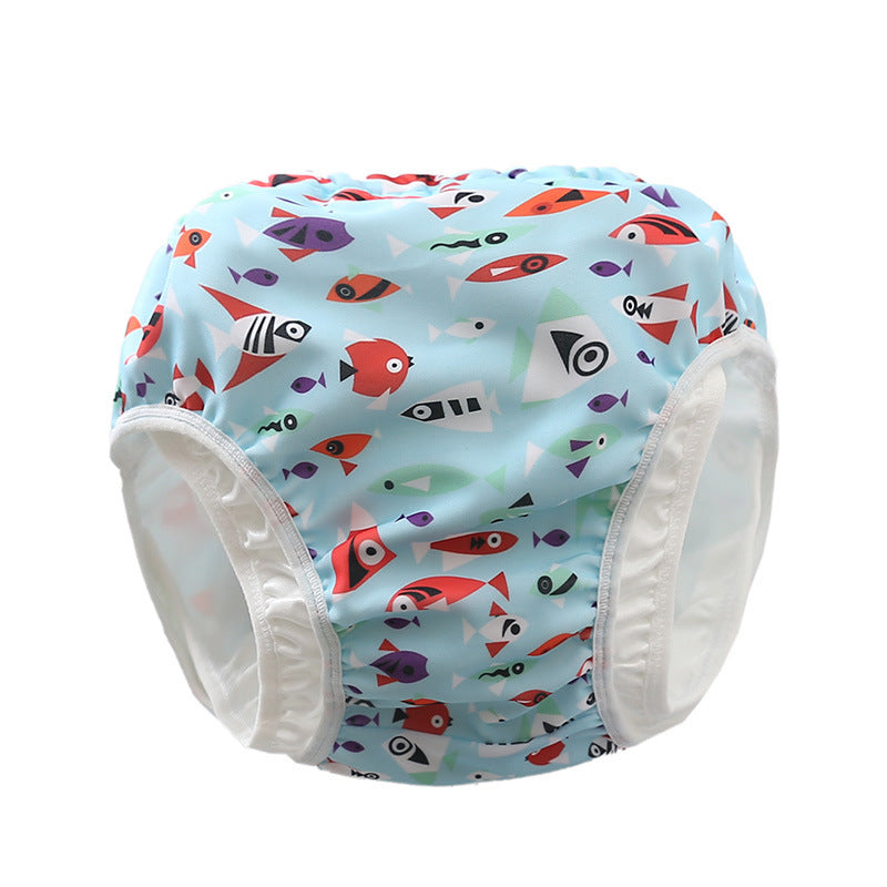 Washable, Waterproof, Leak-proof, 0-3 Years Old Baby Swimming Trunks