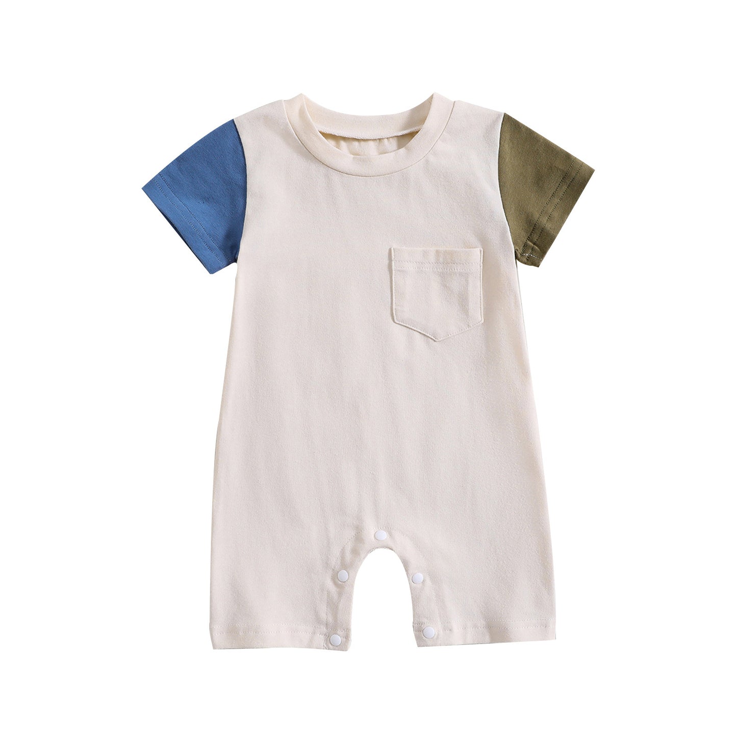 Summer Baby Jumpsuit Three-dimensional Color Matching