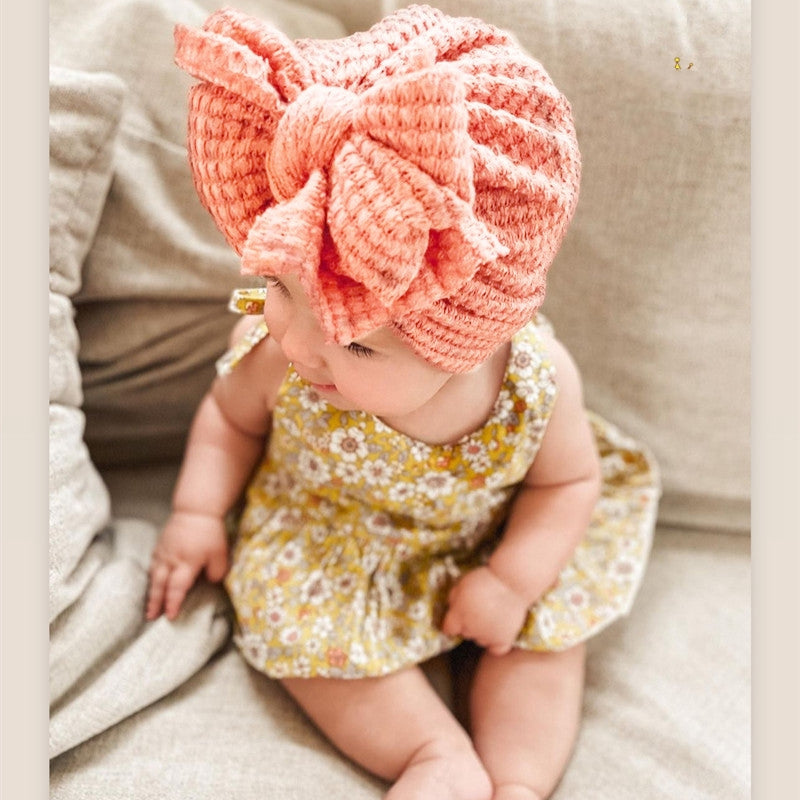 Soft Waffle Baby Hat For Children