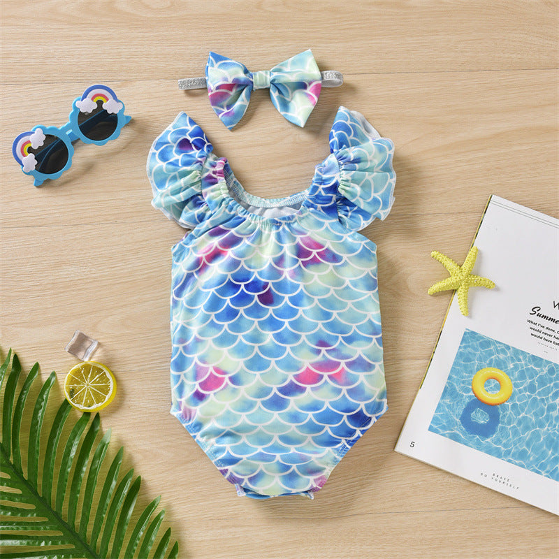 Baby Scale One-piece Swimsuit Children's Clothing