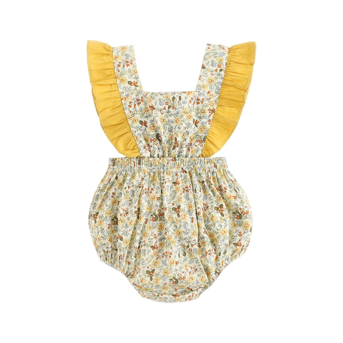 Baby Flower Strap Girl Bodysuit