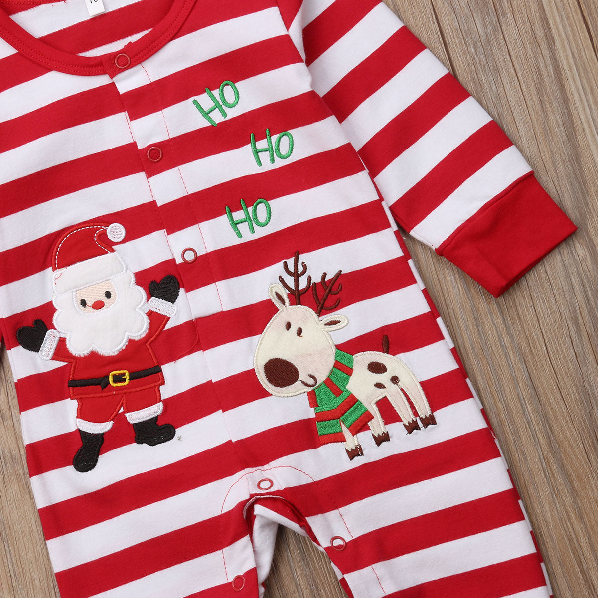 Embroidered deer CHRISTMAS BABY BODYSUIT