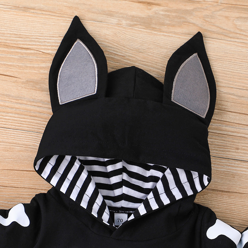 Halloween Bat One-piece Baby Baby Rompers Suit