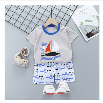 Children's baby clothes sports short sleeves