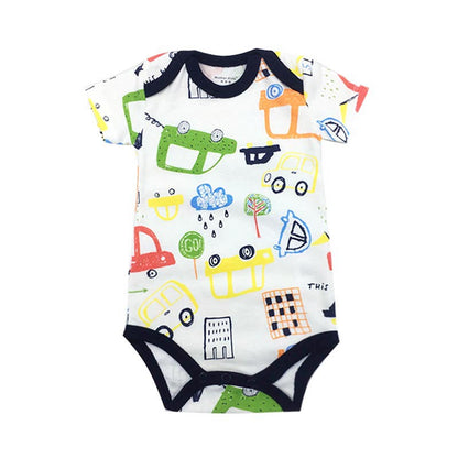 Compatible with Apple, Baby Tripod Cotton Baby Short Sleeve Jumpsuit