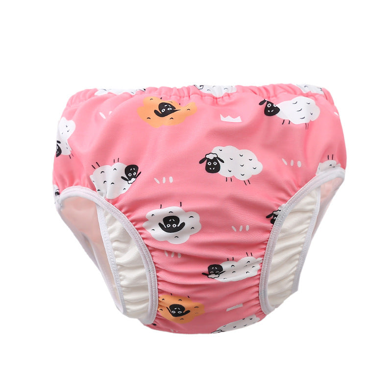 Washable, Waterproof, Leak-proof, 0-3 Years Old Baby Swimming Trunks