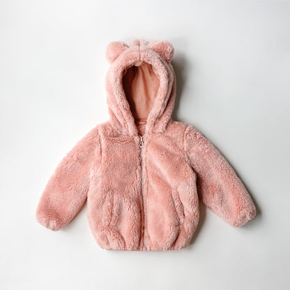 Fleece Jacket for Baby and Toddler Girls and Boys Autumn Coat Outerwear