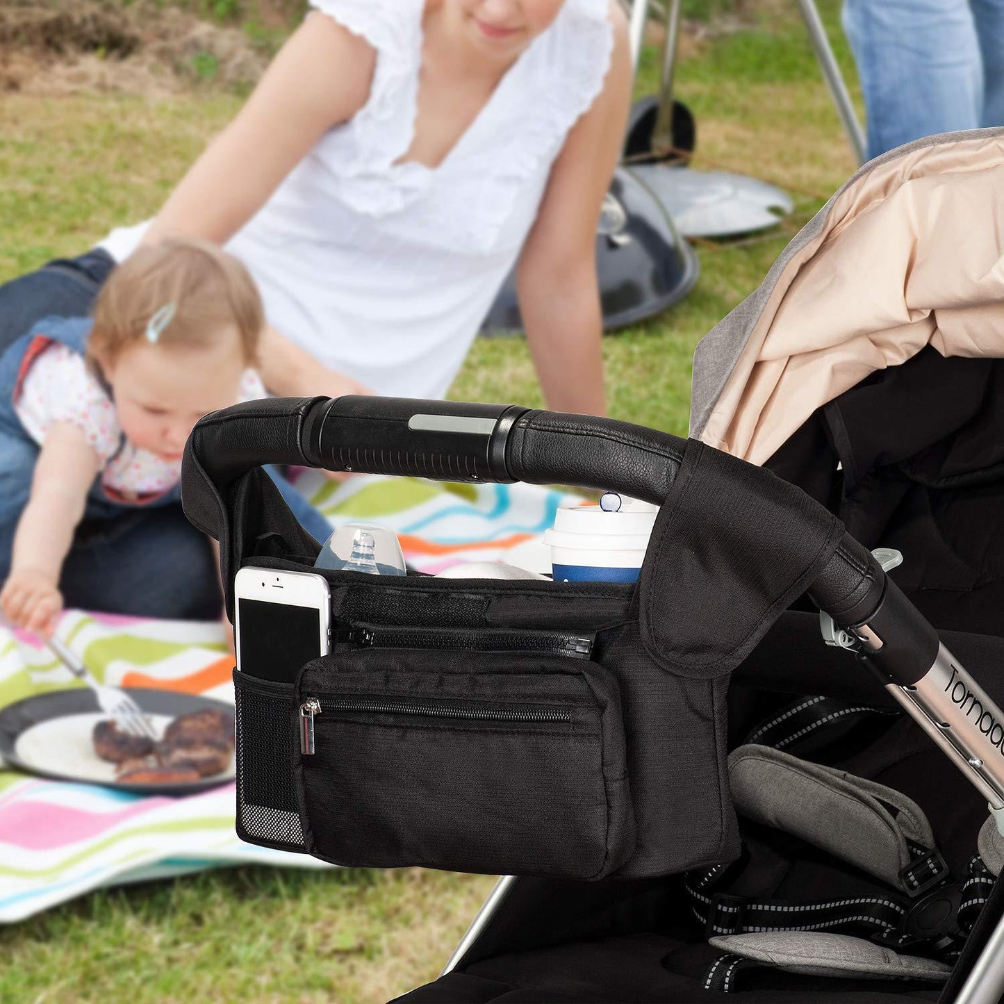 Waterproof baby stroller bag